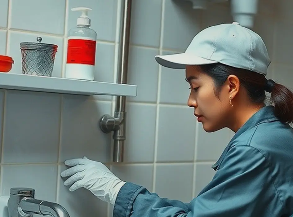 군포 재궁동 배수구막힘 작업 전후 3